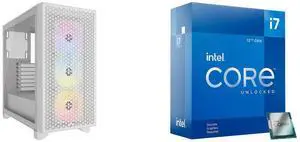 Computer Case CPU Combo -  Corsair CC-9011256-WW Bundle with  Intel BX8071512700KF
