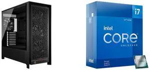 Computer Case CPU Combo -  Corsair CC-9011307-WW Bundle with  Intel BX8071512700KF
