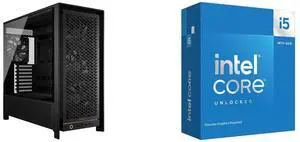 Computer Case CPU Combo -  Corsair CC-9011307-WW Bundle with  Intel BX8071514600KF