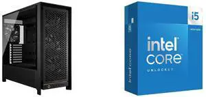 Computer Case CPU Combo -  Corsair CC-9011307-WW Bundle with  Intel BX8071514600K