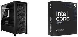 Computer Case CPU Combo -  Corsair CC-9011307-WW Bundle with  Intel BX80768245K