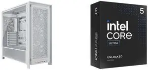 Computer Case CPU Combo -  Corsair CC-9011308-WW Bundle with  Intel BX80768245K