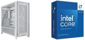 Computer Case CPU Combo -  Corsair CC-9011308-WW Bundle with  Intel BX8071514700KF