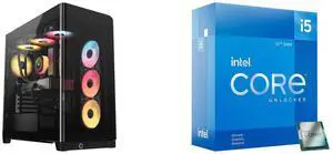 Computer Case CPU Combo -  Corsair CC-9011314-WW Bundle with  Intel BX8071512600KF