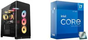Computer Case CPU Combo -  Corsair CC-9011314-WW Bundle with  Intel BX8071512700K