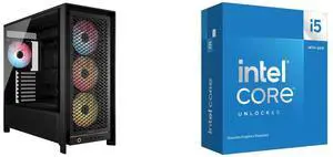 Computer Case CPU Combo -  Corsair CC-9011309-WW Bundle with  Intel BX8071514600KF
