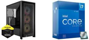 Computer Case CPU Combo -  Corsair CC-9900039-NWE Bundle with  Intel BX8071512700KF