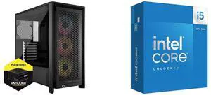 Computer Case CPU Combo -  Corsair CC-9900039-NWE Bundle with  Intel BX8071514600K