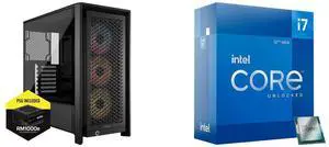 Computer Case CPU Combo -  Corsair CC-9900039-NWE Bundle with  Intel BX8071512700K