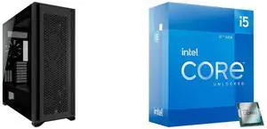 Computer Case CPU Combo -  Corsair CC-9011218-WW Bundle with  Intel BX8071512600K
