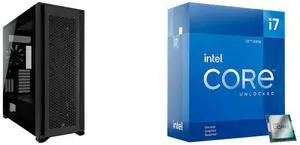Computer Case CPU Combo -  Corsair CC-9011218-WW Bundle with  Intel BX8071512700KF