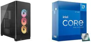 Computer Case CPU Combo -  Corsair CC-9011316-WW Bundle with  Intel BX8071512700K