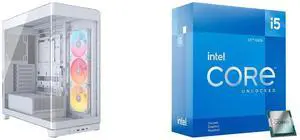 Computer Case CPU Combo -  Corsair CC-9011317-WW Bundle with  Intel BX8071512600KF
