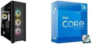 Computer Case CPU Combo -  Corsair CC-9011226-WW Bundle with  Intel BX8071512600K