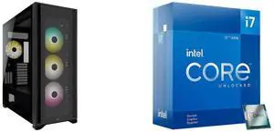 Computer Case CPU Combo -  Corsair CC-9011226-WW Bundle with  Intel BX8071512700KF