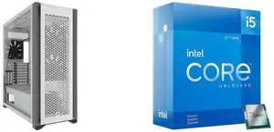 Computer Case CPU Combo -  Corsair CC-9011219-WW Bundle with  Intel BX8071512600KF