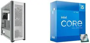 Computer Case CPU Combo -  Corsair CC-9011219-WW Bundle with  Intel BX8071512600K