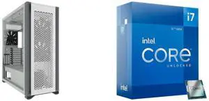 Computer Case CPU Combo -  Corsair CC-9011219-WW Bundle with  Intel BX8071512700K