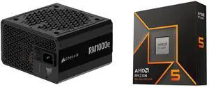 PSU CPU Combo -  Corsair CP-9020297-NA Bundle with  AMD 100-100001405WOF