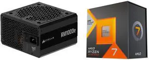PSU CPU Combo -  Corsair CP-9020297-NA Bundle with  AMD 100-100000910WOF