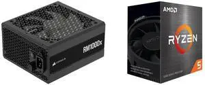 PSU CPU Combo -  Corsair CP-9020271-NA Bundle with  AMD 100-100000457BOX