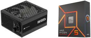 PSU CPU Combo -  Corsair CP-9020271-NA Bundle with  AMD 100-100000593WOF