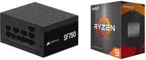 PSU CPU Combo -  Corsair CP-9020284-NA Bundle with  AMD 100-100000061WOF