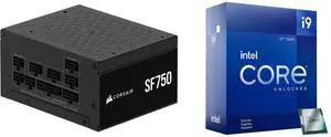 PSU CPU Combo -  Corsair CP-9020284-NA Bundle with  Intel BX8071512900KF