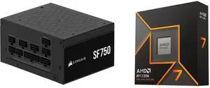 PSU CPU Combo -  Corsair CP-9020284-NA Bundle with  AMD 100-100001404WOF