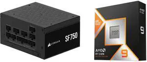 PSU CPU Combo -  Corsair CP-9020284-NA Bundle with  AMD 100-100001368WOF