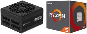 PSU CPU Combo -  Corsair CP-9020258-NA Bundle with  AMD 100-100000644BOX