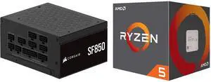PSU CPU Combo -  Corsair CP-9020256-NA Bundle with  AMD 100-100000644BOX