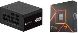 PSU CPU Combo -  Corsair CP-9020256-NA Bundle with  AMD 100-100000591WOF