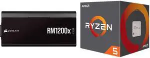 PSU CPU Combo -  Corsair CP-9020254-NA Bundle with  AMD 100-100000644BOX