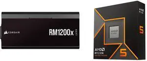 PSU CPU Combo -  Corsair CP-9020254-NA Bundle with  AMD 100-100001405WOF