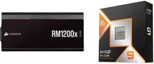 PSU CPU Combo -  Corsair CP-9020254-NA Bundle with  AMD 100-100001368WOF