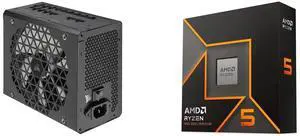 PSU CPU Combo -  Corsair CP-9020253-NA Bundle with  AMD 100-100001405WOF
