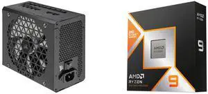 PSU CPU Combo -  Corsair CP-9020253-NA Bundle with  AMD 100-100001368WOF