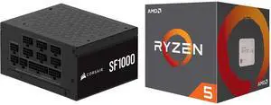 PSU CPU Combo -  Corsair CP-9020257-NA Bundle with  AMD 100-100000644BOX