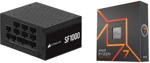 PSU CPU Combo -  Corsair CP-9020257-NA Bundle with  AMD 100-100000591WOF