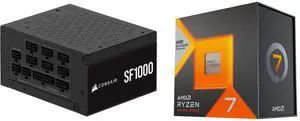 PSU CPU Combo -  Corsair CP-9020257-NA Bundle with  AMD 100-100000910WOF