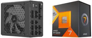 PSU CPU Combo -  Corsair CP-9020259-NA Bundle with  AMD 100-100000910WOF