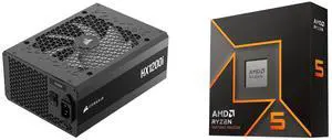 PSU CPU Combo -  Corsair CP-9020307-NA Bundle with  AMD 100-100001405WOF