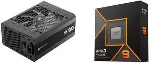 PSU CPU Combo -  Corsair CP-9020307-NA Bundle with  AMD 100-100001277WOF