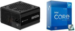 PSU CPU Combo -  Corsair CP-9020297-NA Bundle with  Intel BX8071512700KF