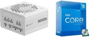 PSU CPU Combo -  Corsair CP-9020294-NA Bundle with  Intel BX8071512600K