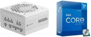 PSU CPU Combo -  Corsair CP-9020294-NA Bundle with  Intel BX8071512700K
