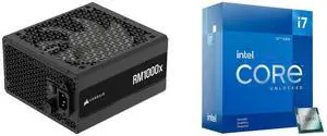 PSU CPU Combo -  Corsair CP-9020271-NA Bundle with  Intel BX8071512700KF