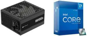 PSU CPU Combo -  Corsair CP-9020271-NA Bundle with  Intel BX8071512700K