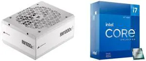 PSU CPU Combo -  Corsair CP-9020275-NA Bundle with  Intel BX8071512700KF